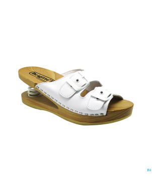 Brigitte ravel spring mule bois snake white 37