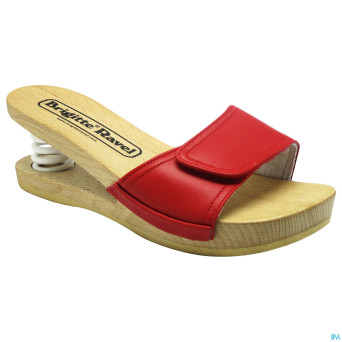 Brigitte ravel spring mule bois fish red 41