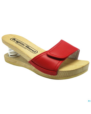 Brigitte ravel spring mule bois fish red 41