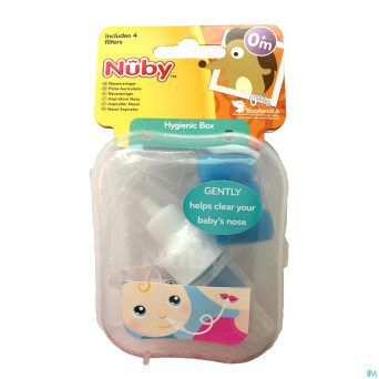 Nuby aspirateur nasal +0m + 4 filtres