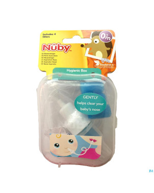Nuby aspirateur nasal +0m + 4 filtres