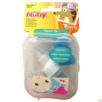 Nuby aspirateur nasal +0m + 4 filtres