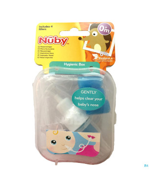 Nuby aspirateur nasal +0m + 4 filtres