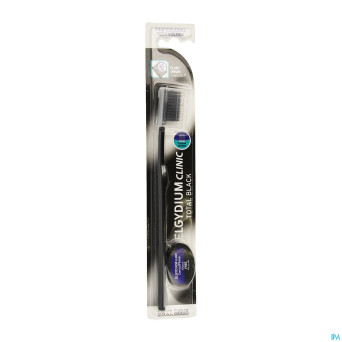 Elgydium clinic brosse total black+fil dent. black