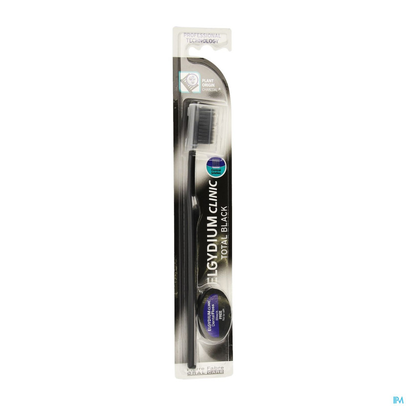 Elgydium clinic brosse total black+fil dent. black