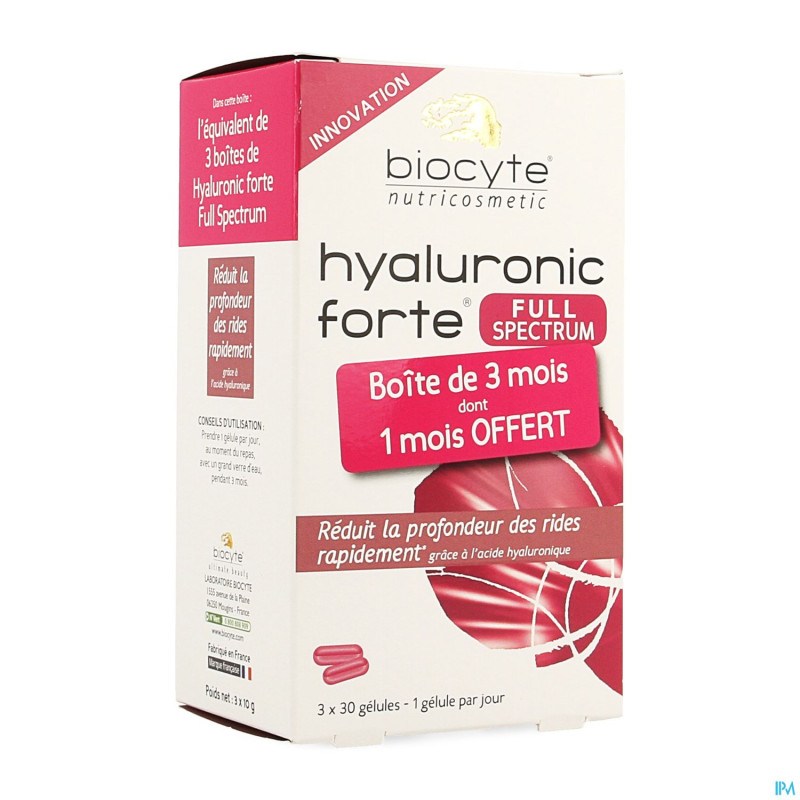 Biocyte hyaluronic forte full spectrum    caps  90