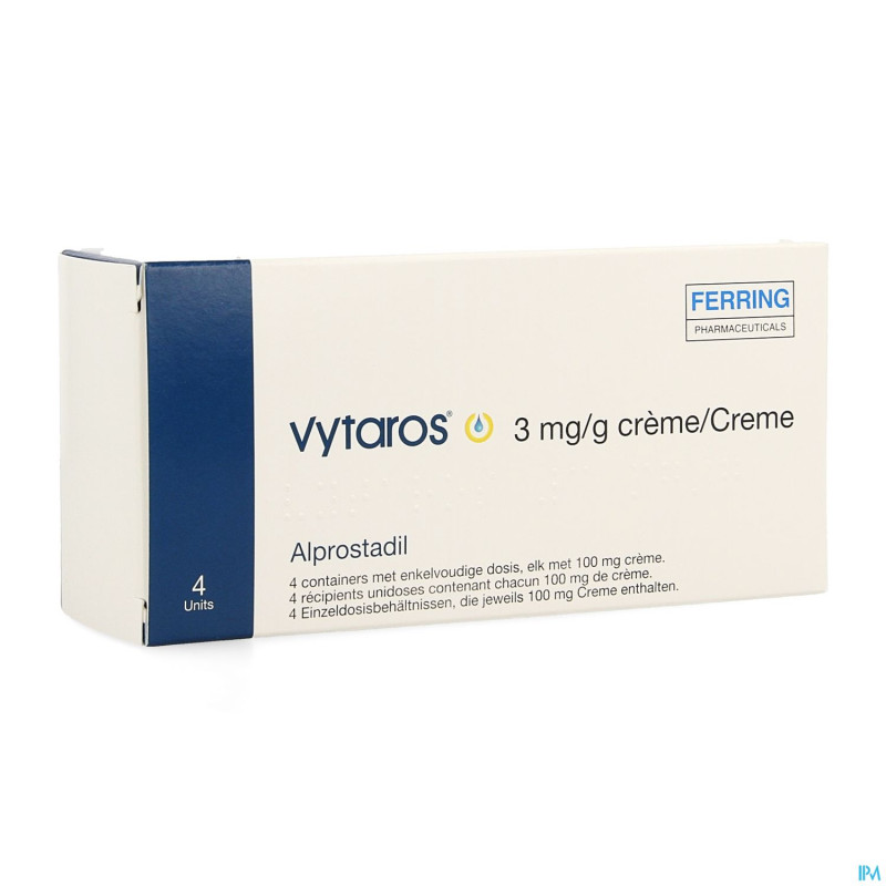 Vytaros 3mg/g creme container 4 x 100mg