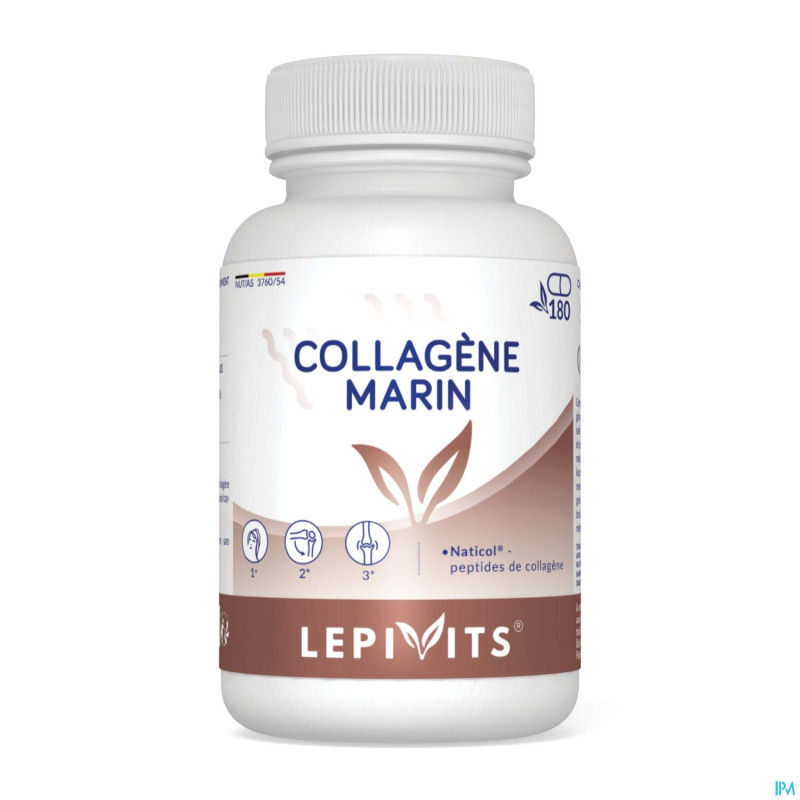 Collagene marin caps 180 lepivits