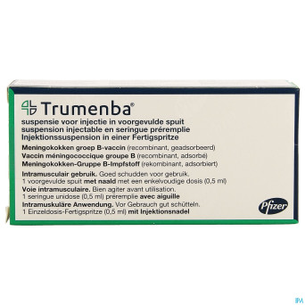 Trumenba susp inj seringue prerempl. 1x0,5ml + aig
