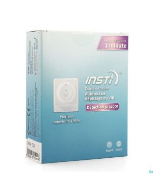 Insti autotest vih single test kit