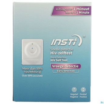 Insti autotest vih single test kit