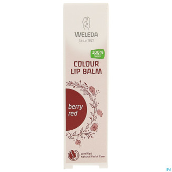 Weleda colour lip balm berry red 10ml