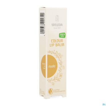 Weleda colour lip balm nude    10ml