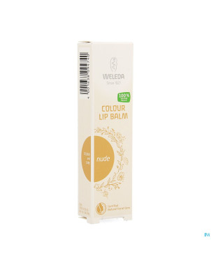 Weleda colour lip balm nude    10ml