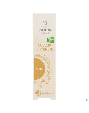 Weleda colour lip balm nude    10ml