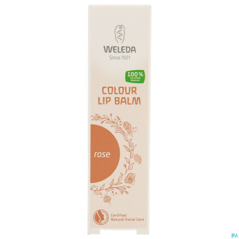 Weleda colour lip balm rose    10ml