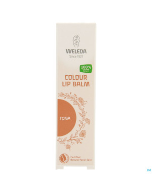 Weleda colour lip balm rose    10ml