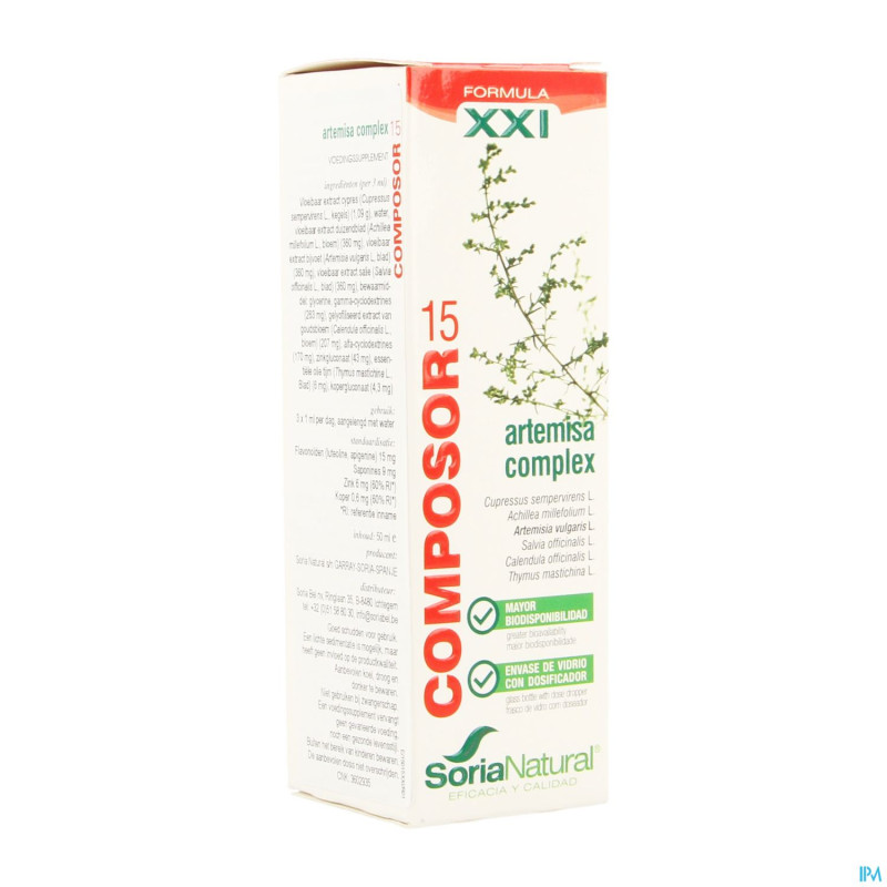 Soria composor n15 artemisia complex xxi    50ml