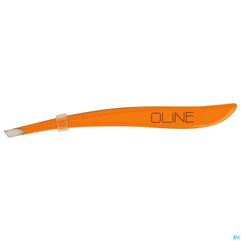 Oline pince a epiler biais neon orange credophar