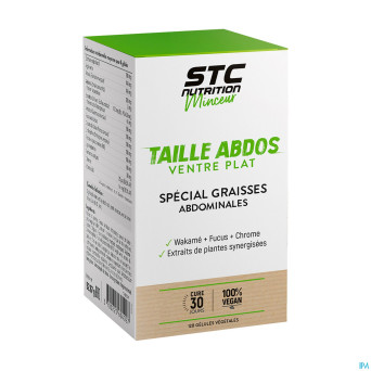 Stc nutrition taille abdos ventre plat    caps 120