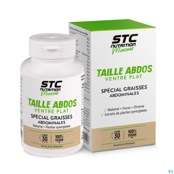 Stc nutrition taille abdos ventre plat    caps 120