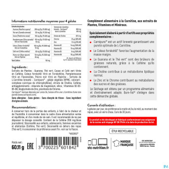 Stc nutrition burn fat    caps 120
