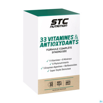 Stc nutrition 33 vitamins anti-oxydant    caps  90