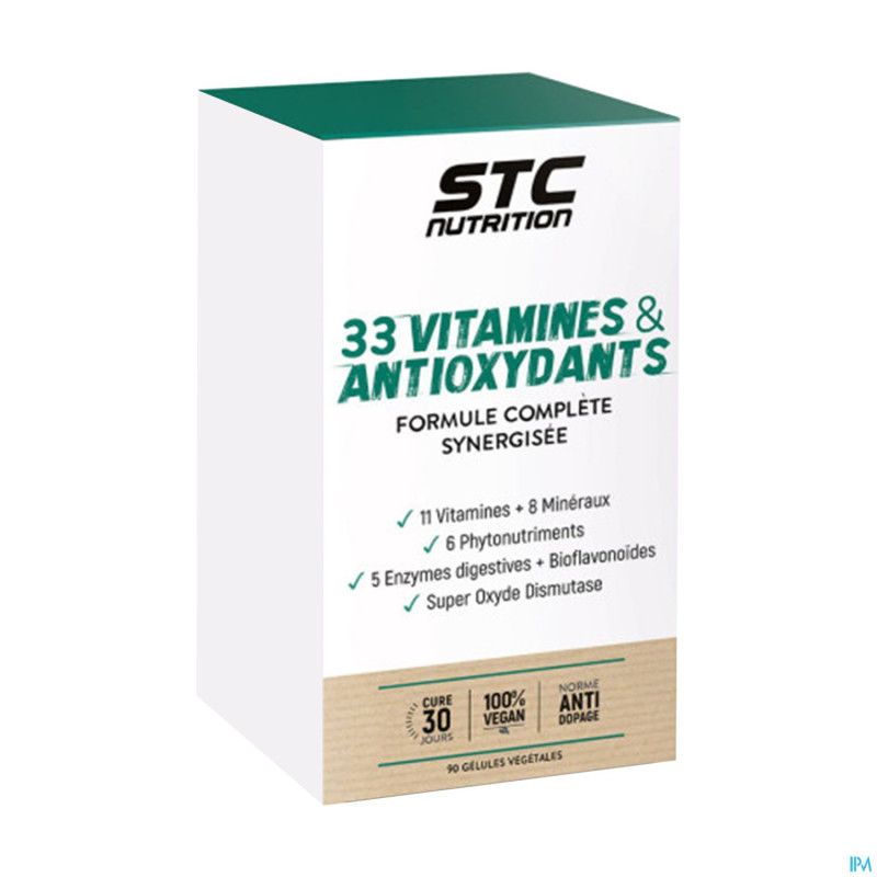 Stc nutrition 33 vitamins anti-oxydant    caps  90