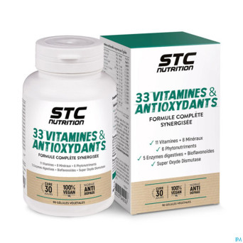 Stc nutrition 33 vitamins anti-oxydant    caps  90