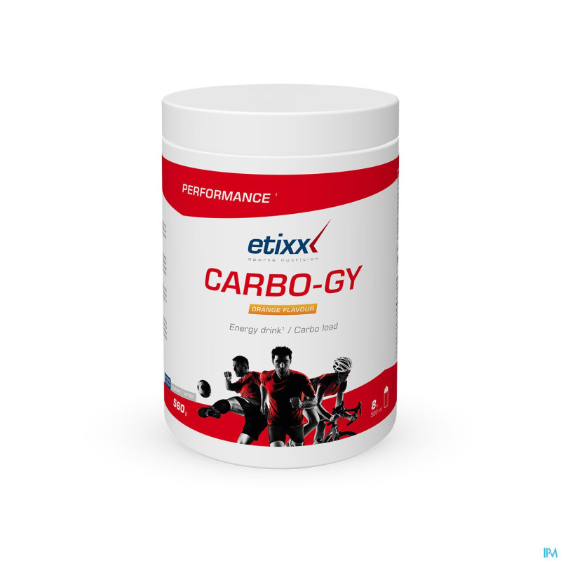Etixx carbo gy orange pdr pot 560g
