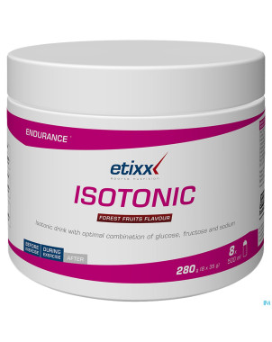 Etixx isotonic forest fruit    pdr pot 280g
