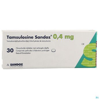 Tamsulosine sandoz 0,4mg lib.prol. comp pell  30
