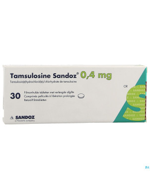 Tamsulosine sandoz 0,4mg lib.prol. comp pell  30