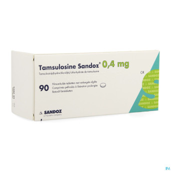 Tamsulosine sandoz 0,4mg lib.prol. comp pell  90