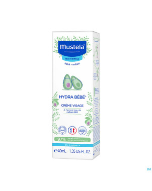 Mustela bb hydra creme visage nf tube 40ml