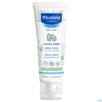 Mustela bb hydra creme visage nf tube 40ml