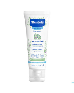 Mustela bb hydra creme visage nf tube 40ml