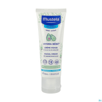 Mustela bb hydra creme visage nf tube 40ml