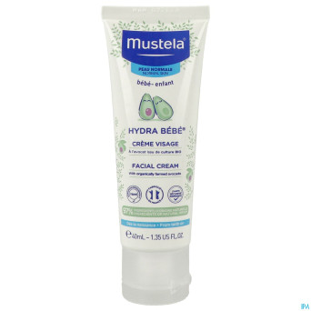 Mustela bb hydra creme visage nf tube 40ml