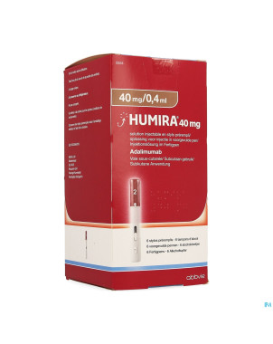Humira 40mg/0,4ml sol inj stylo prer. 6x40mg/0,4ml