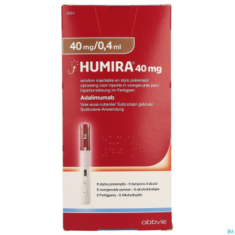 Humira 40mg/0,4ml sol inj stylo prer. 6x40mg/0,4ml