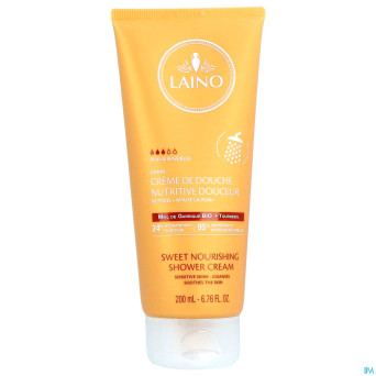 Laino creme douche douceur miel    tube 200ml