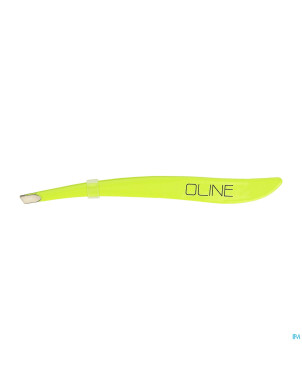 Oline pince a epiler biais neon jaune credophar