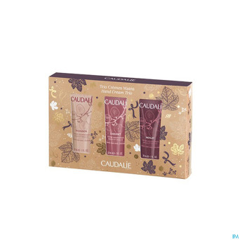 Caudalie coffret noel trio creme mains 2017