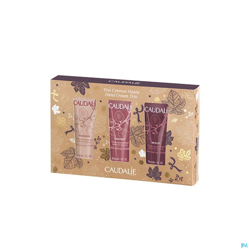 Caudalie coffret noel trio creme mains 2017