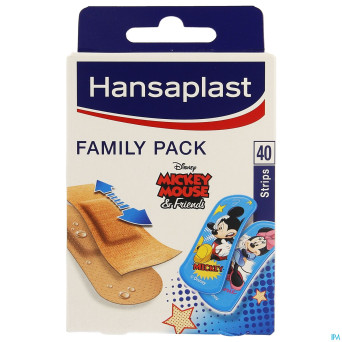 Hansaplast pansement family pack    strips 40