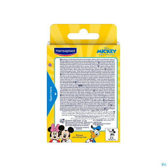 Hansaplast pansement mickey & friends    strips 20