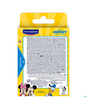 Hansaplast pansement mickey & friends    strips 20