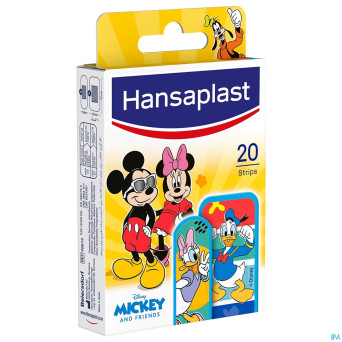 Hansaplast pansement mickey & friends    strips 20