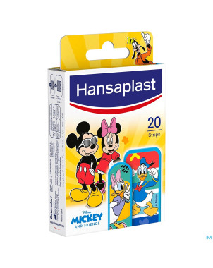 Hansaplast pansement mickey & friends    strips 20